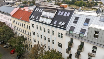 4-Zi. Dachgeschoß-Erstbezug mit Terrasse im Stilaltbau! Helle Ruhelage!, 1200 Wien,Brigittenau, Dachgeschoß